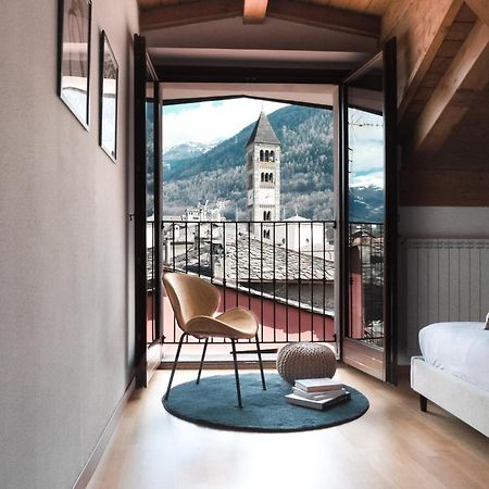 Ferienwohnung Penthouse Con Vista 6 Minuti Dal Bernina Express Tirano Exterior foto
